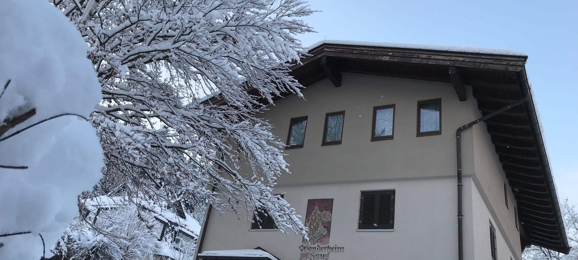 Wanderheim Haus Altvater im Winter